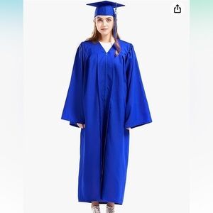 Unisex Jostens royal blue graduation robe size 5’7-5’9